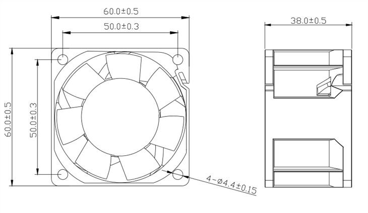 Axial fans and centrifugal fans