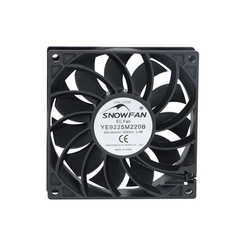 92x92x25mm Industrial Ventilation Fans Cooling Electric axial flow EC fans