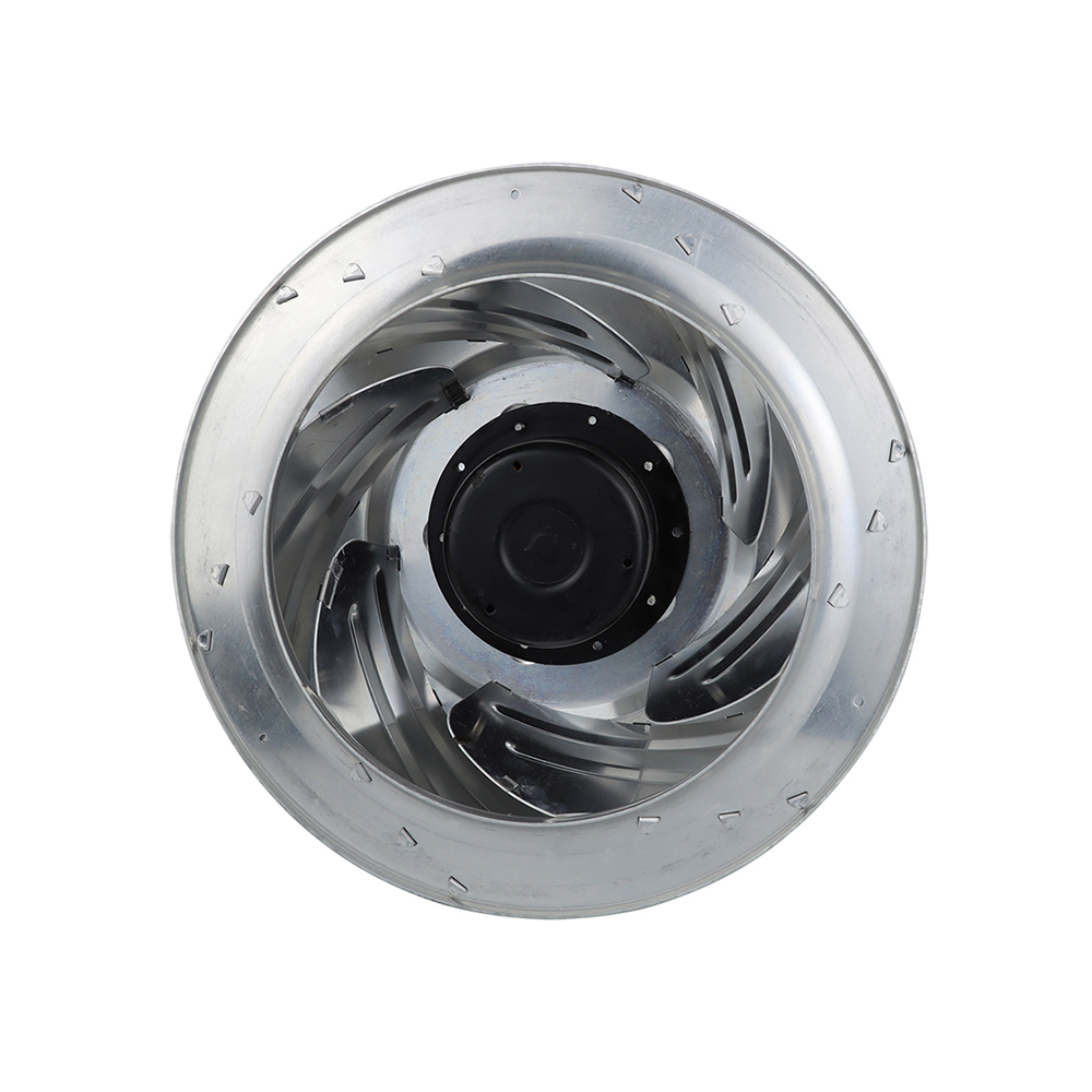 48V Backward centrifugal fan inline duct ventilation exhaust fan single inlet fan blower wheel HVAC
