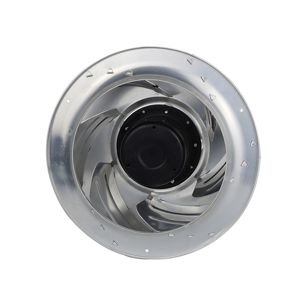 EC motor High pressure 230V high cfm backward curved centrifugal impeller radial fan