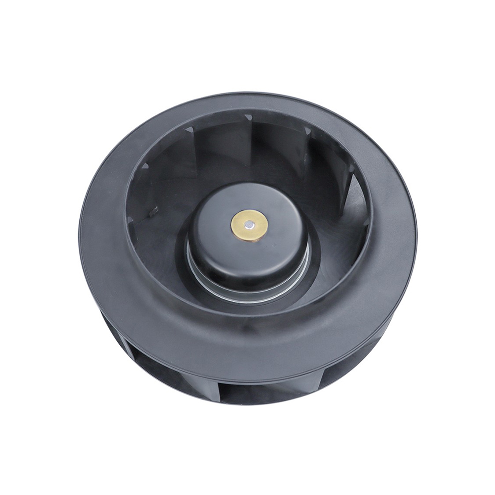 220mm EC plastic backward centrifugal fan 60W 2600 RPM