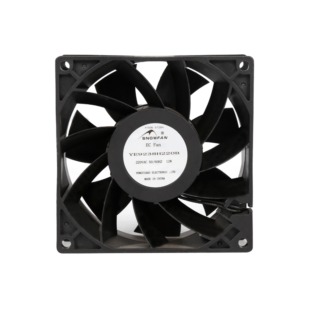9238 EC Motor Fan 92mm AC 220V Brushless Axial Cooling Fan Industrial Application