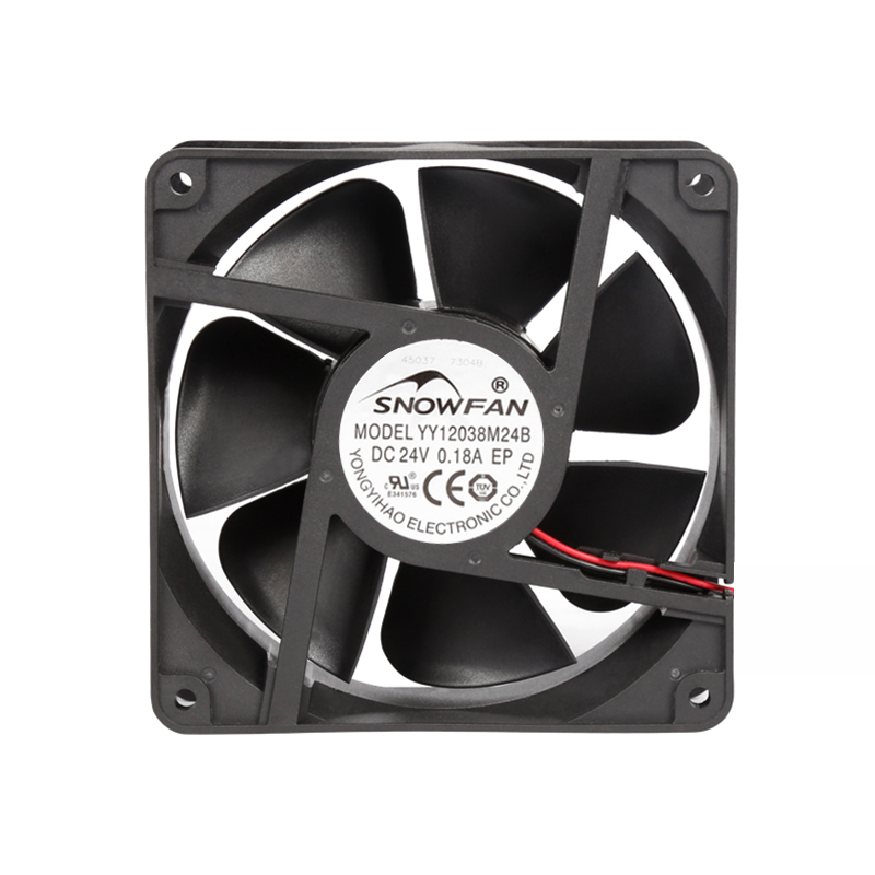 12038-1  Waterproof IP68 Industrial Cooling Fan 120*120*38mm PWM low noise 120mm DC Axial Flow Fan