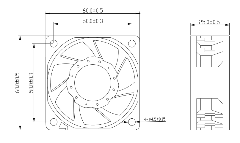 fan cooling 6020 5v 12v dc fan  (图2)